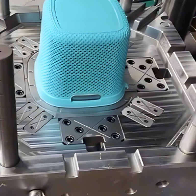 Molde de inyección de cesta de almacenamiento hueca de plástico Molde de inyección de cesta de almacenamiento hueca de plástico