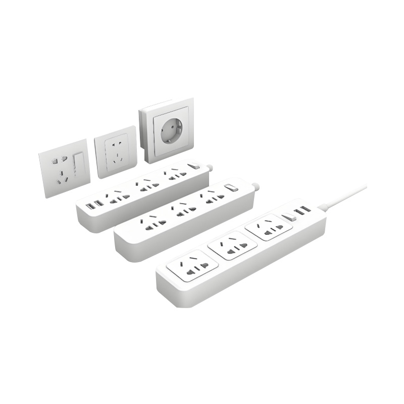 Molde de inyección de regleta de enchufes de seguridad